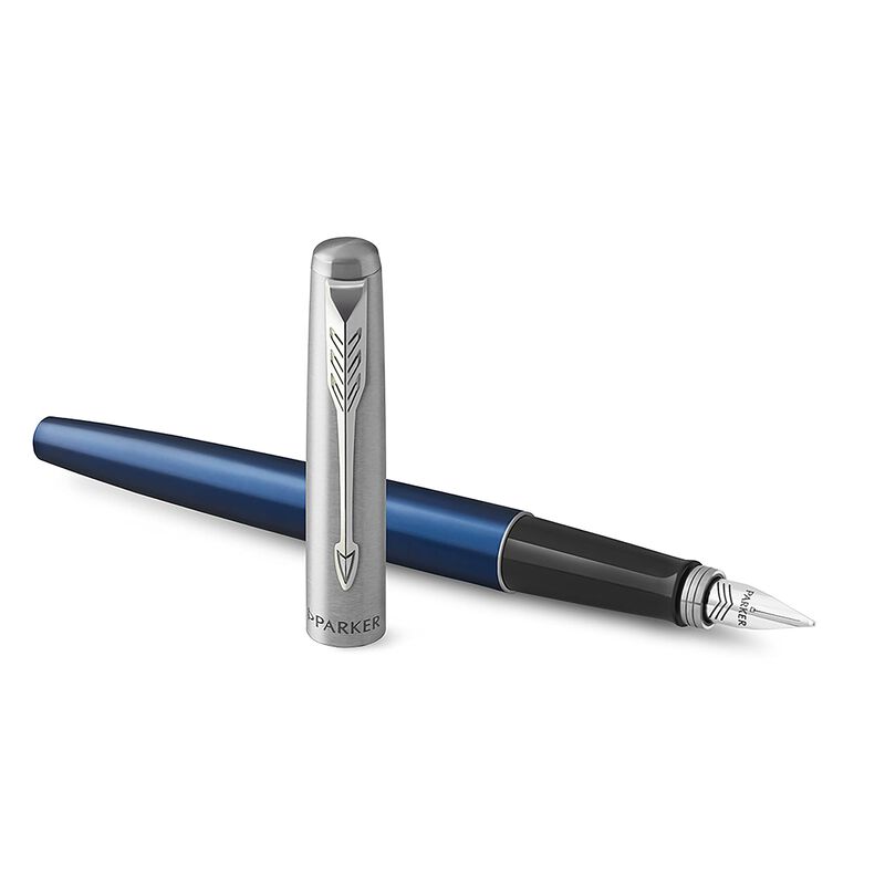 Pluma Estilogr&aacute;fica Parker Jotter Azul Real Con... image number null
