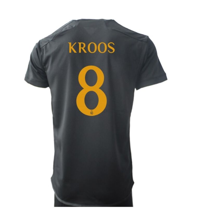 Jersey Toni Kroos 8 Club 2024 Negra Away  Talla... image number null