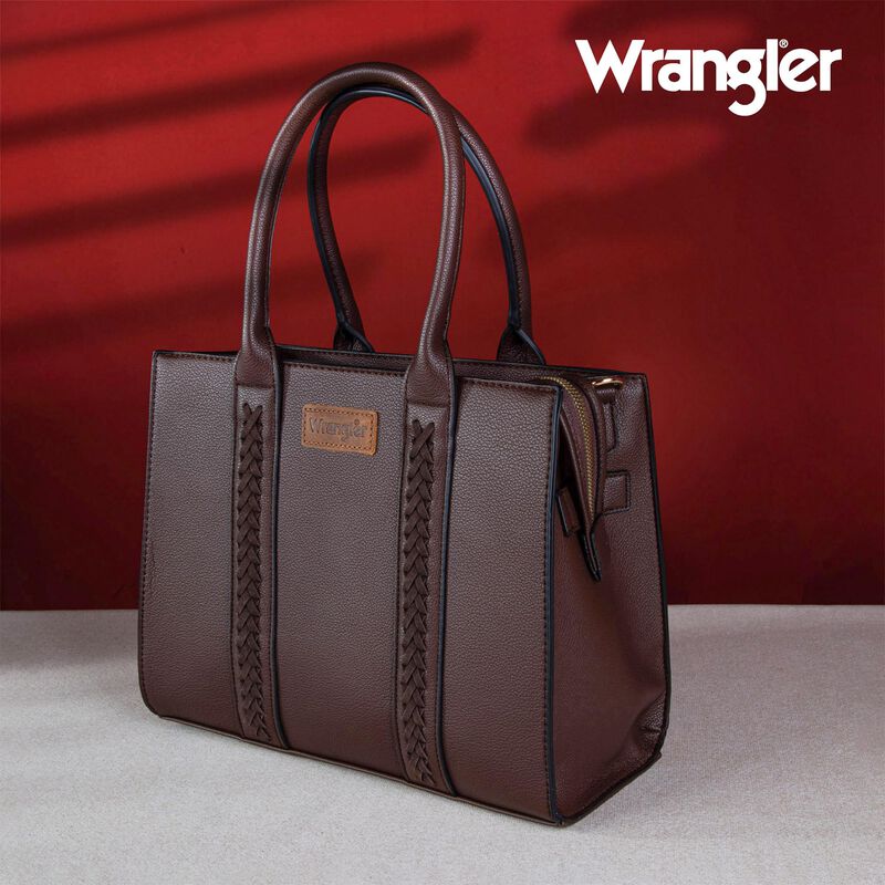 Bolso De Mano Wrangler Wg3-8321cf Caf&eacute; Con Corr... image number null