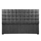 Cabecera King Size Trinity Slip Gris Oscuro
