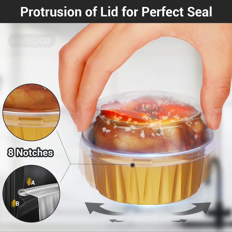 Vasitos Para Muffins Eusoar 200 Uds 125 ml Con ... image number null