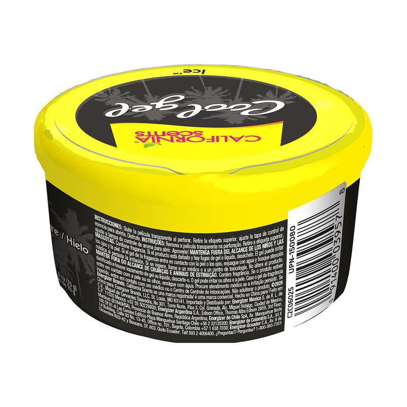 12 Aromatizante Gel Coche California Scents Ice... image number null