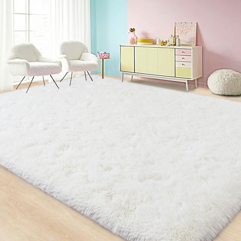 Alfombra Lairep 244x152 Cm Marfil Pelusa Suave image number null