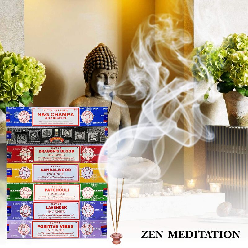 Set De Regalo De Incienso Satya Nag Champa, Sup... image number null