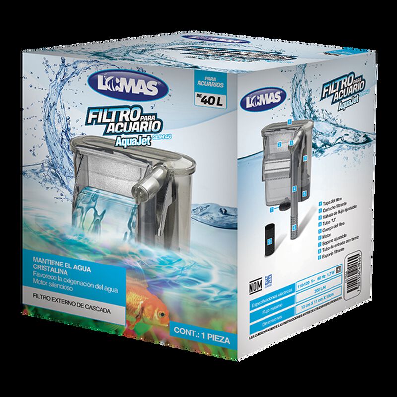 Lomas Filtro Externo Aquajet Slim 40 L image number null