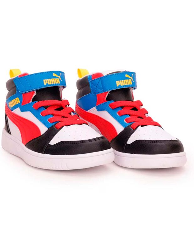 Tenis Ni&ntilde;o Puma Rebound V6 Multicolor 39383222 image number null