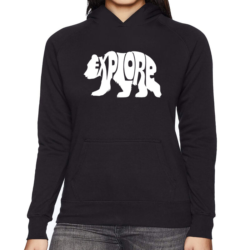 Sudadera Con Capucha Word Art Para Mujer - Expl... image number null