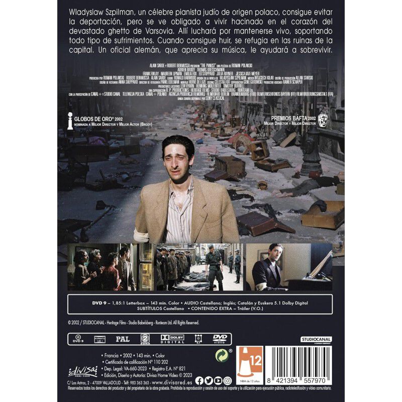 El Pianista (The Pianist) (Roman Polanski) (DVD... image number null
