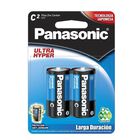 Pila Panasonic Carb&oacute;n Zinc C con 2 1.5v R14 Gorda Chica