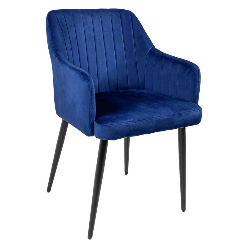 Set 2 Sillas Comedor Sillones Terciopelo Acolch... image number null