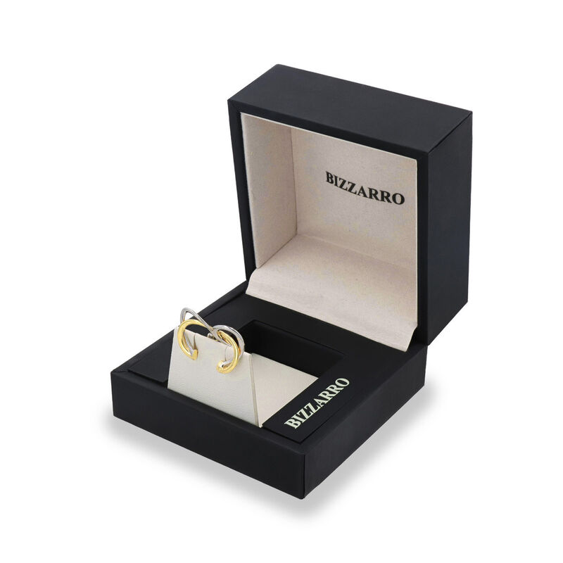 Arracadas 2begold Amarillo Con Blanco (925+1/10... image number null