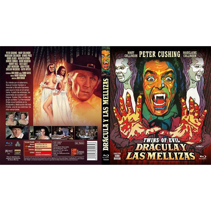 Dr&aacute;cula Y Las Mellizas Bd 1971 Twins Of Evil [b... image number null