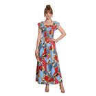 Vestido Maxi Malabis Ves-1039 Rojo Corte Largo