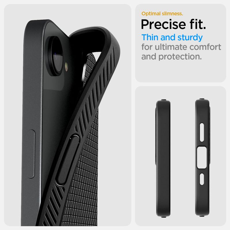 Funda Spigen Liquid Air Negra Mate Para Iphone ... image number null