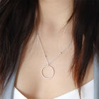 Dije Bejuco con cadena de bolitas de plata .925