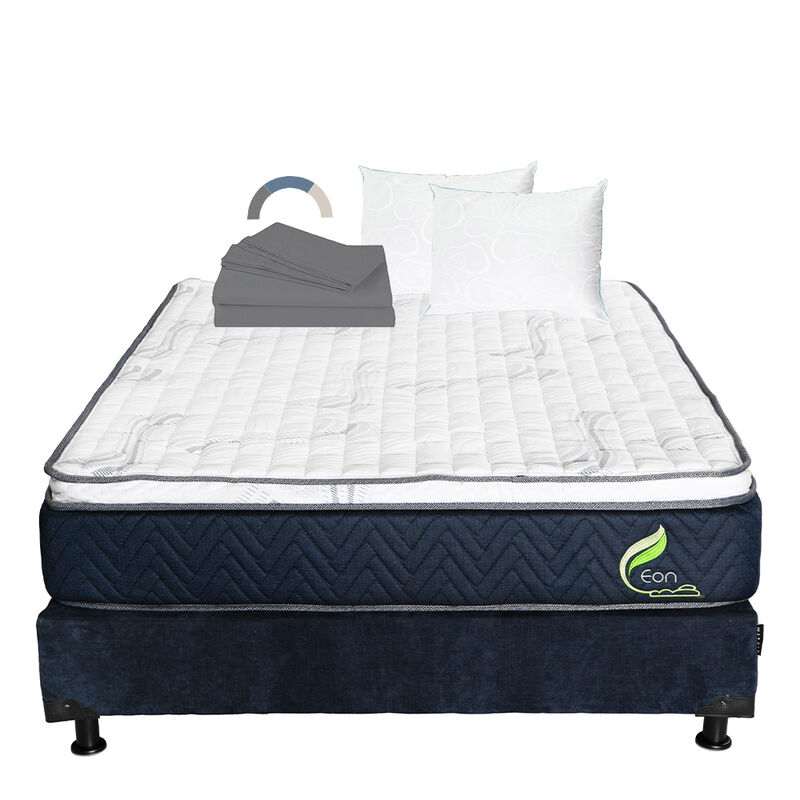 Colch&oacute;n Dicasa Eon Queen Size + Box Dicasa + 2 ... image number null
