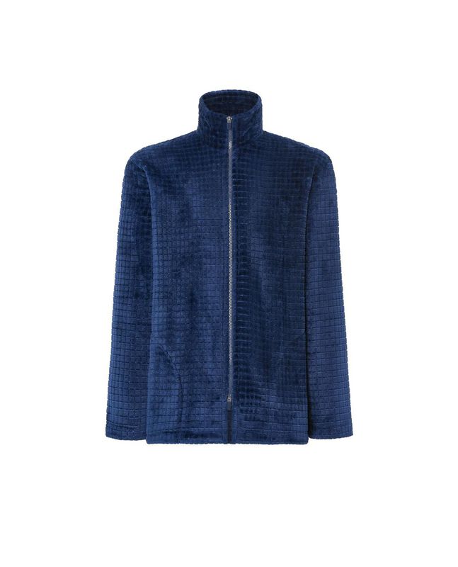 Bata con Cremallera a Cuadros Marino Marino image number null