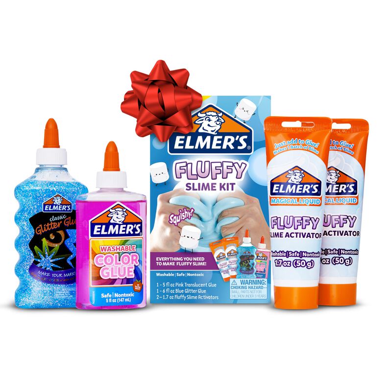 Slime Kit Elmer's Fluffy Con Pegamento De Color... image number null