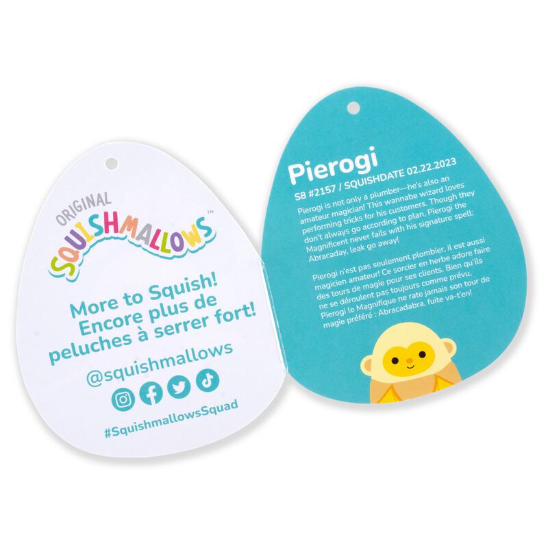 Push Squishmallows Original Banana Monkey Piero... image number null