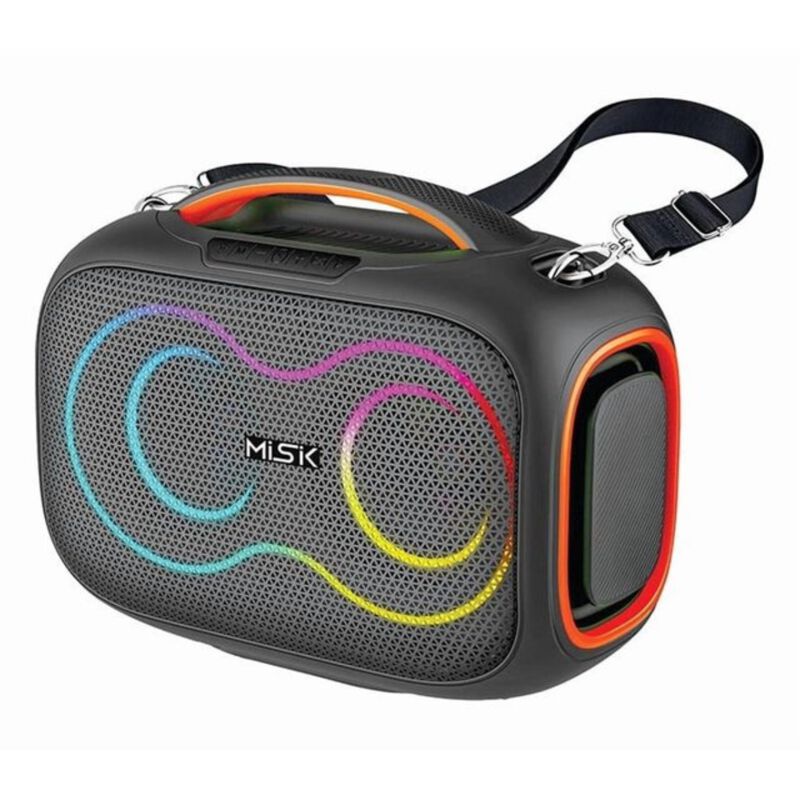 Bocina Misik Ms 272 Portatil Tws Con/luz Led Y ... image number null
