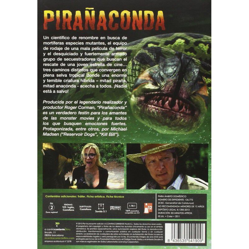 Pira&ntilde;aconda [DVD] (2012) Piranhaconda image number null