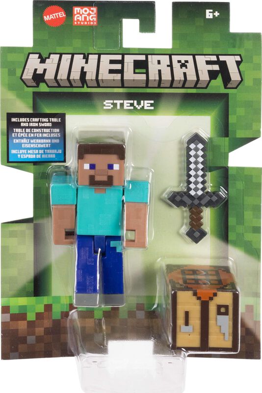 Figura De Acci&oacute;n Mattel Minecraft Steve Con Acc... image number null