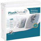 Protector De Colch&oacute;n Plush Deluxe Twin De Algod&oacute;n Impermeable