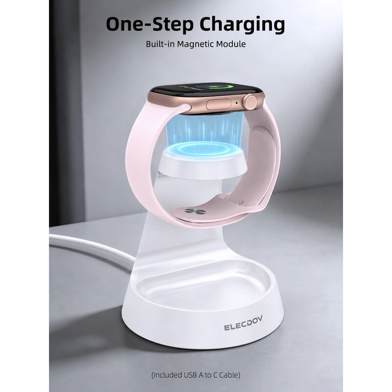 Cargador de Reloj Elecdov 5W con Dock Magn&eacute;tico image number null