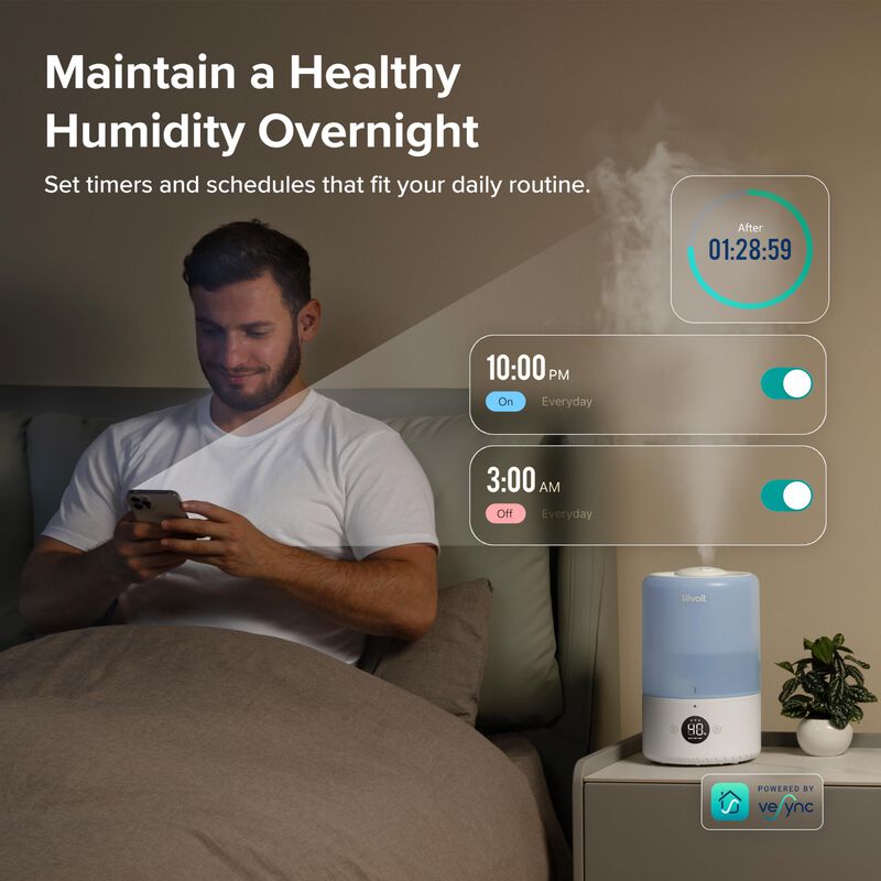 Humidificador Levoit Dual 200s Smart 3l Top Fil... image number null