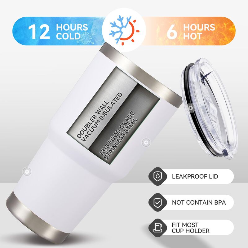 Vaso T&eacute;rmico Cool Yoleb 850 ml Paquete De 8 Ace... image number null