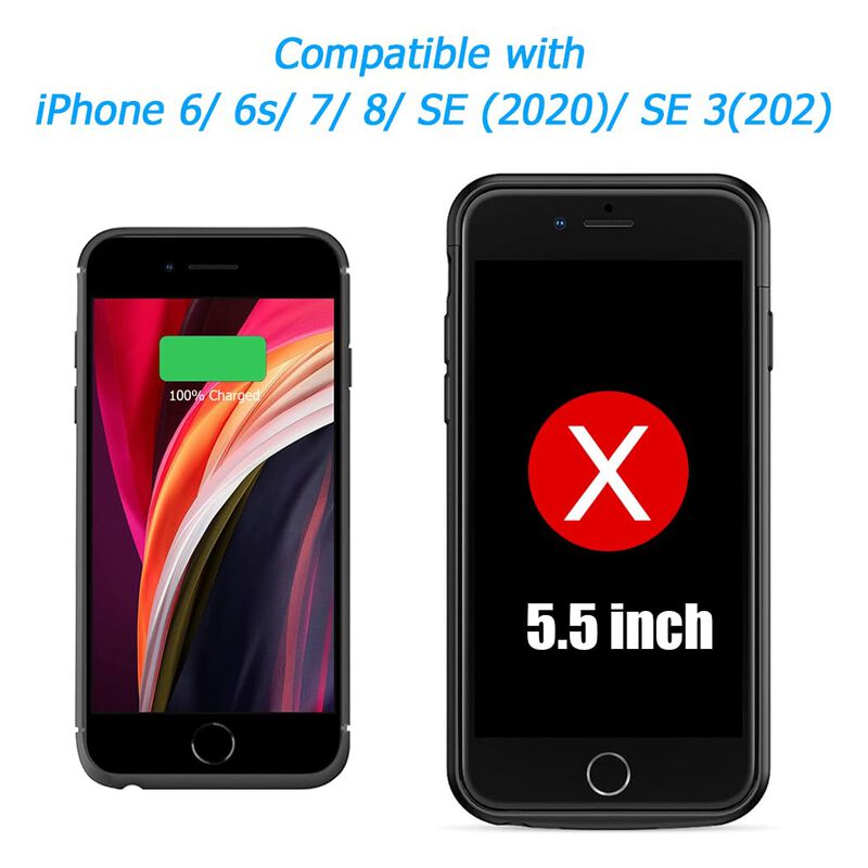 Funda Con Bater&iacute;a Yingykj Para Iphone 8/7/6/se ... image number null