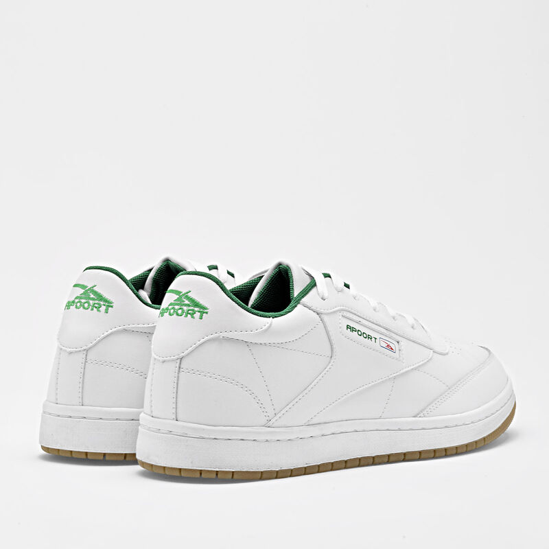 Apoort Tenis urbano para hombre blanco verde image number null