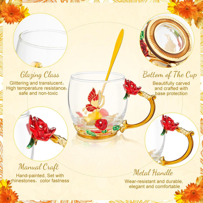 Taza De T&eacute; Tioncy 320 ml Esmaltada (2 Unidades)... image number null