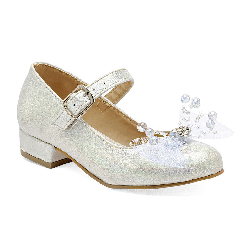 Moramora Zapato Graduacion Plata Para Ni&ntilde;a 1467... image number null