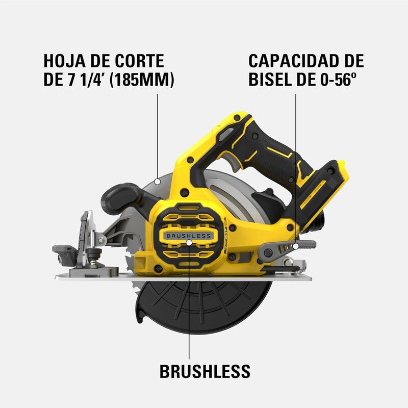 Sierra Circular Stanley 7 1/4" V20 Brushless Si... image number null