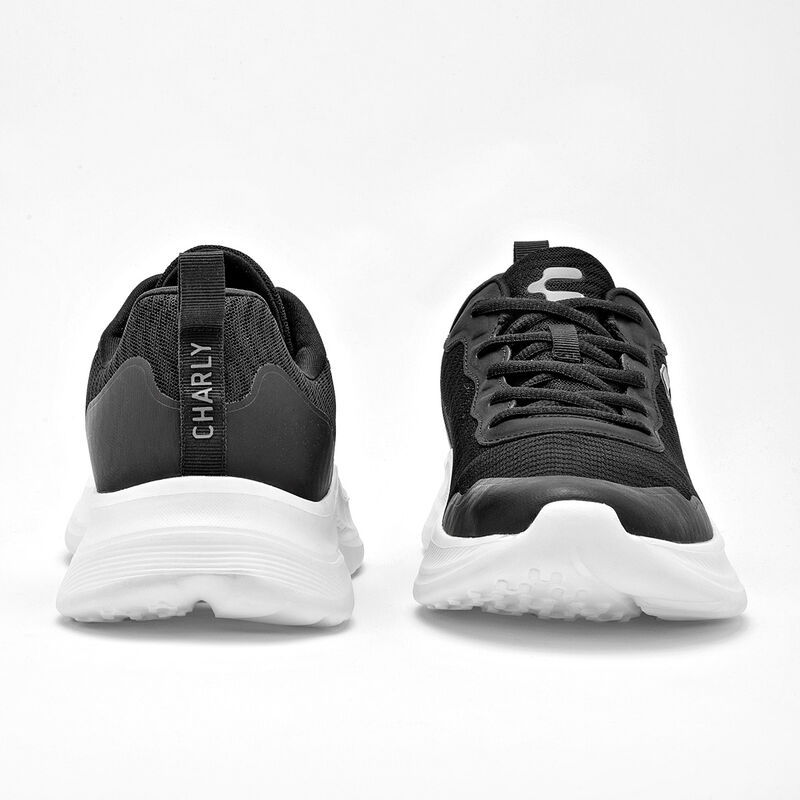 Charly Tenis Deportivo Para Mujer Negro Cod 127... image number null