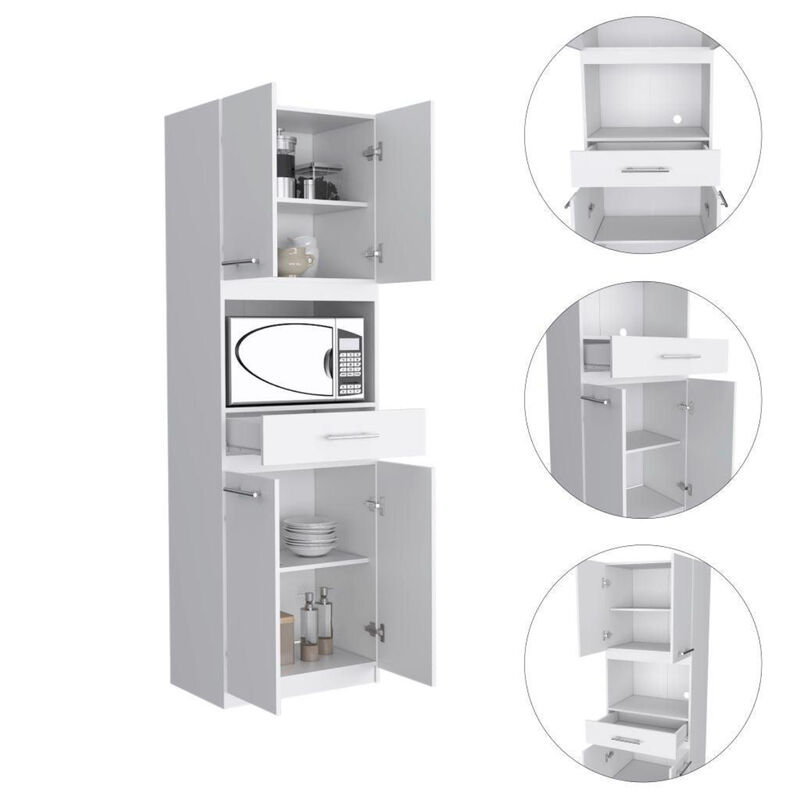 M&oacute;dulo Microondas Delfi  Blanco Virtual Muebles image number null