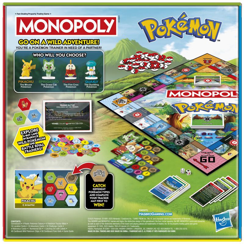 Juego De Mesa Monopoly Pok&eacute;mon Edition | A Part... image number null