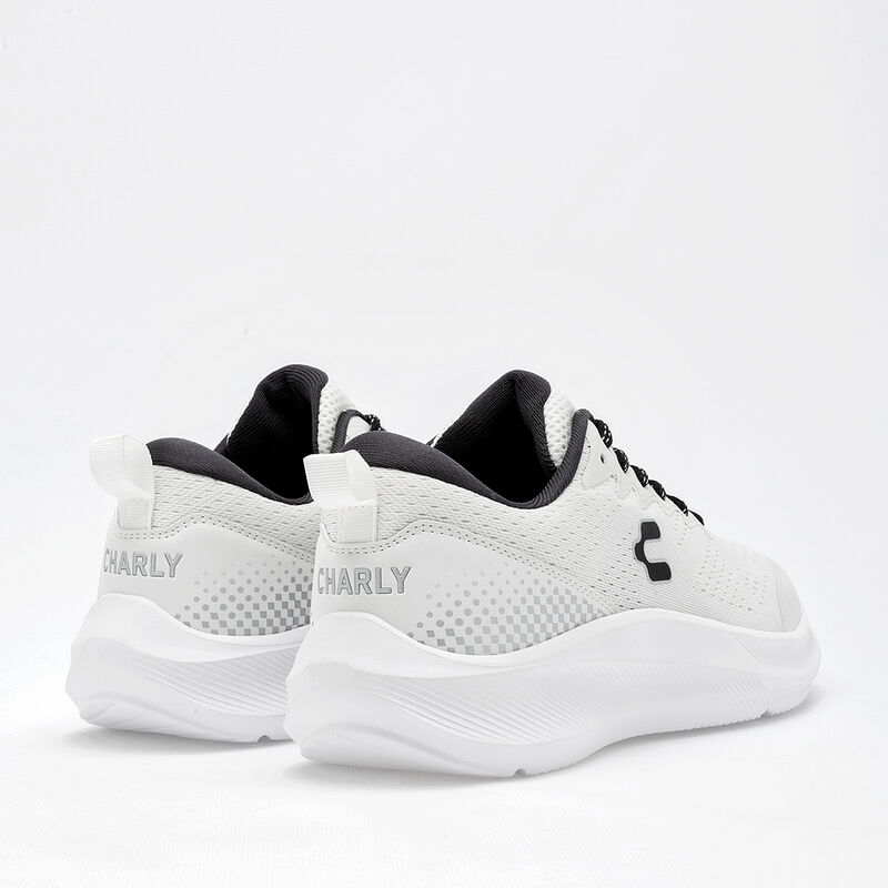Charly Tenis deportivo para hombre. Blanco gris... image number null
