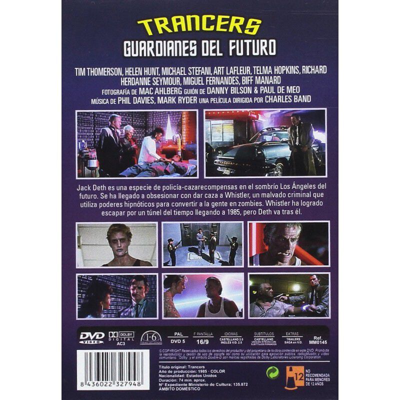 Guardianes Del Futuro (trancers) [dvd] image number null