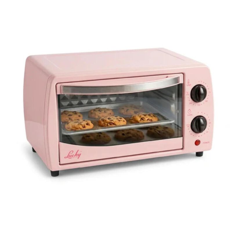 Horno El&eacute;ctrico Lucky K&uuml;ki Pink 10 Litros image number null