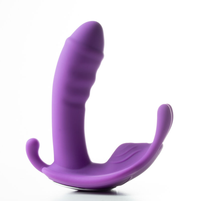 VIBRADOR 2 EN 1 TUTIFRUTI COLOR MORADO FEMENINO... image number null
