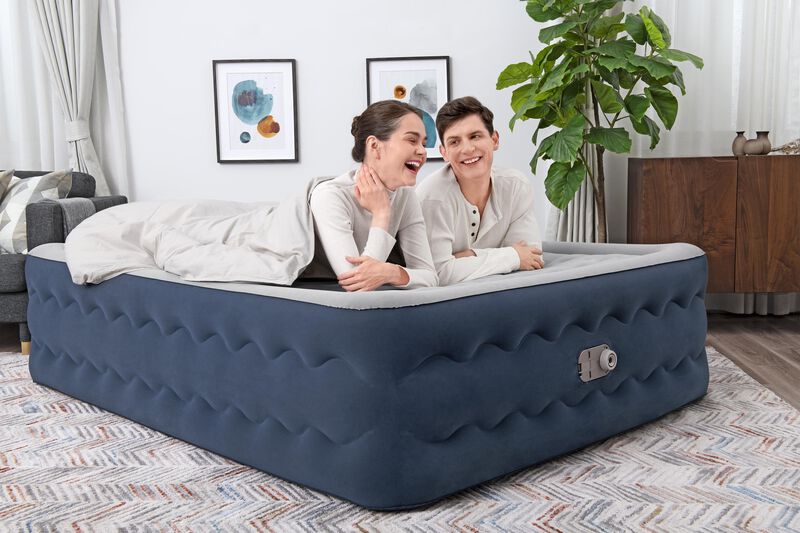 Colchon inflable 2.03m x 1.52m x 51cm Truleisur... image number null