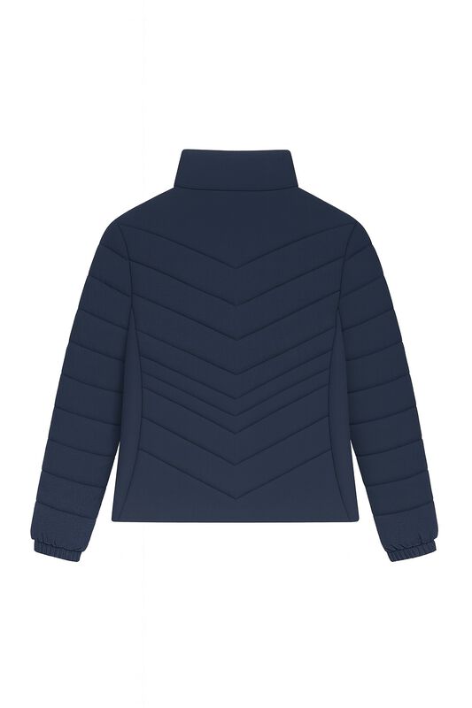 Chamarra Ligera Tipo Puffer Azul Marino CH image number null