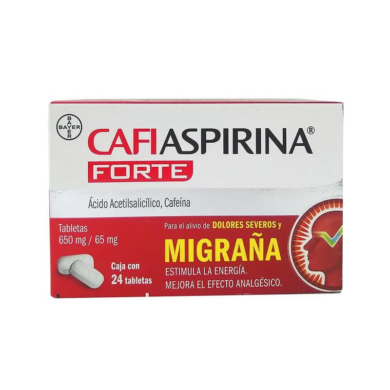 Cafiaspirina Forte &Aacute;cido Acetilsalic&iacute;lico Cafe&iacute;... image number null