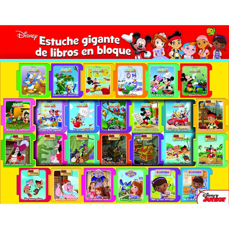 Disney Jr: Estuche Gigante de Libros en Bloque image number null
