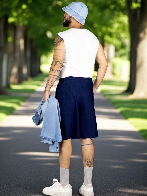 Pack de 2 Shorts Casual Cintura Ajustable Detal... image number null