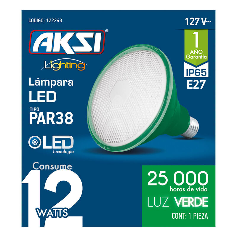 Pack de 6 focos LED Aksi 20W PAR 38 IP65 Base E... image number null
