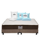 Colch&oacute;n Nautilus King Size + Box  + 2 Almohadas Trinity + Protector Trinity