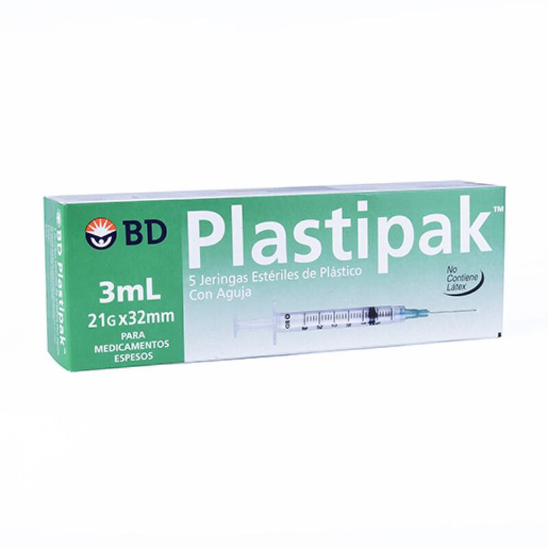 Plastipack Jeringa Desch Bd 3 Ml 21 G X 32 Mm 5... image number null